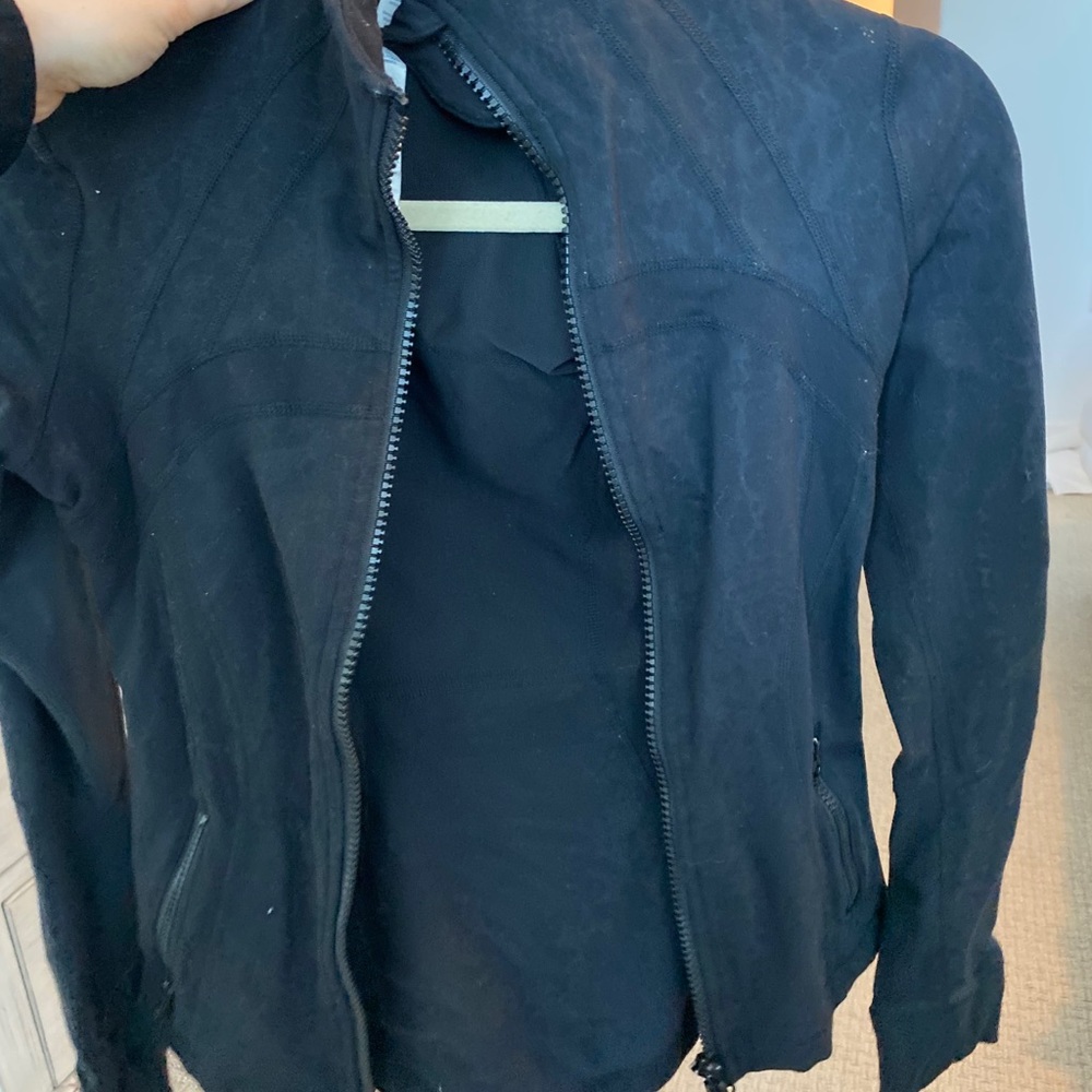 Lululemon back camo zip up